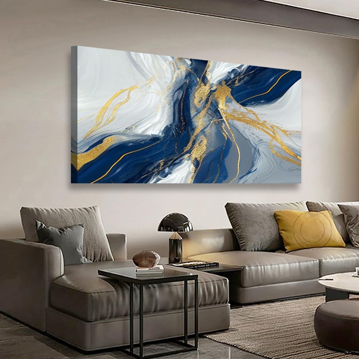 Abstract Human Face Canvas Wall Art for Living room Office Bedroom Special Wall Art Print Paintings Black and white portrait Pictures Boho Wall Decor Artwork Waterproof Ready to Hang - 20in * 40inch