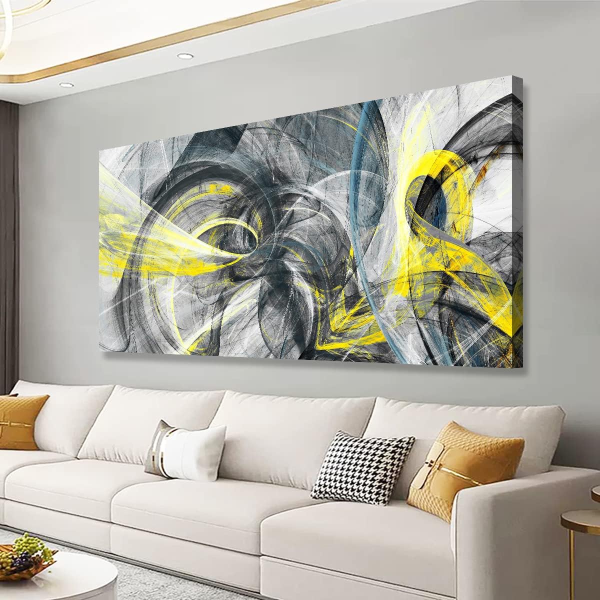 Abstract Human Face Canvas Wall Art for Living room Office Bedroom Special Wall Art Print Paintings Black and white portrait Pictures Boho Wall Decor Artwork Waterproof Ready to Hang - 20in * 40inch